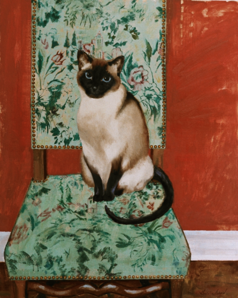 Siamese Cat by Gretchen Schmid