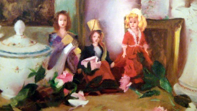 Three Dolls by Gretchen Schmid